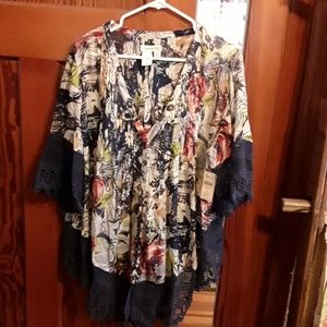 Coldwater Creek Silk chiffon top